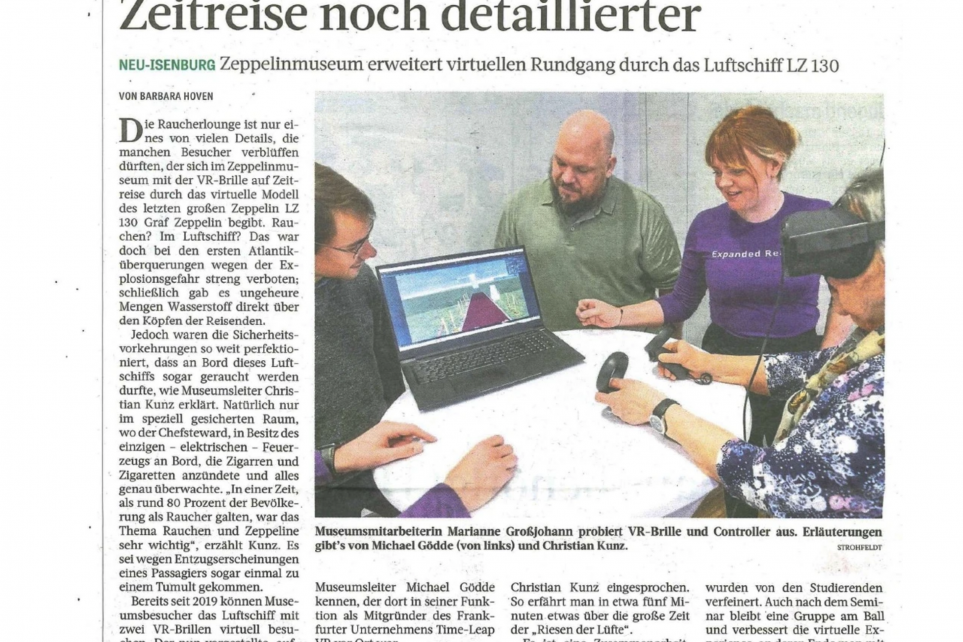 First Passenger, Zeitungsartikel